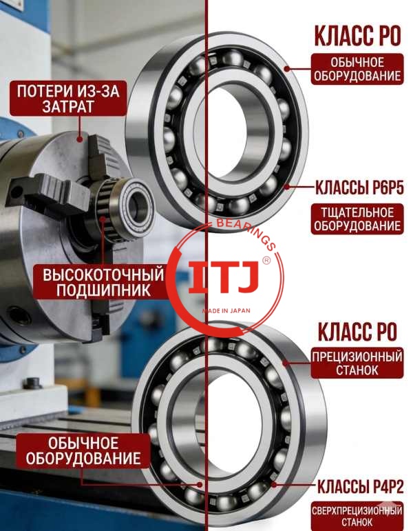 Классы Точности Подшипников P0-P5: Как Выбрать? Полное Руководство - Японские Оригинальные Подшипники Классы точности подшипников P0-P5: как выбрать? Полное руководство bearing mm